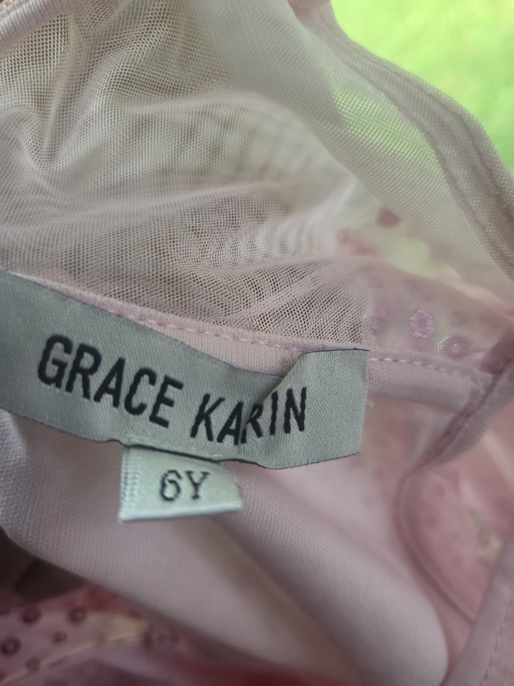 Grace Karin Girls Light Pink Tulle Party Dress